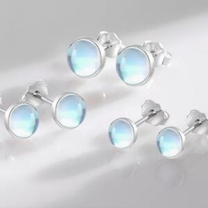 Genuine 100% Sterling Silver. Cute Small Earrings for Women and Men,